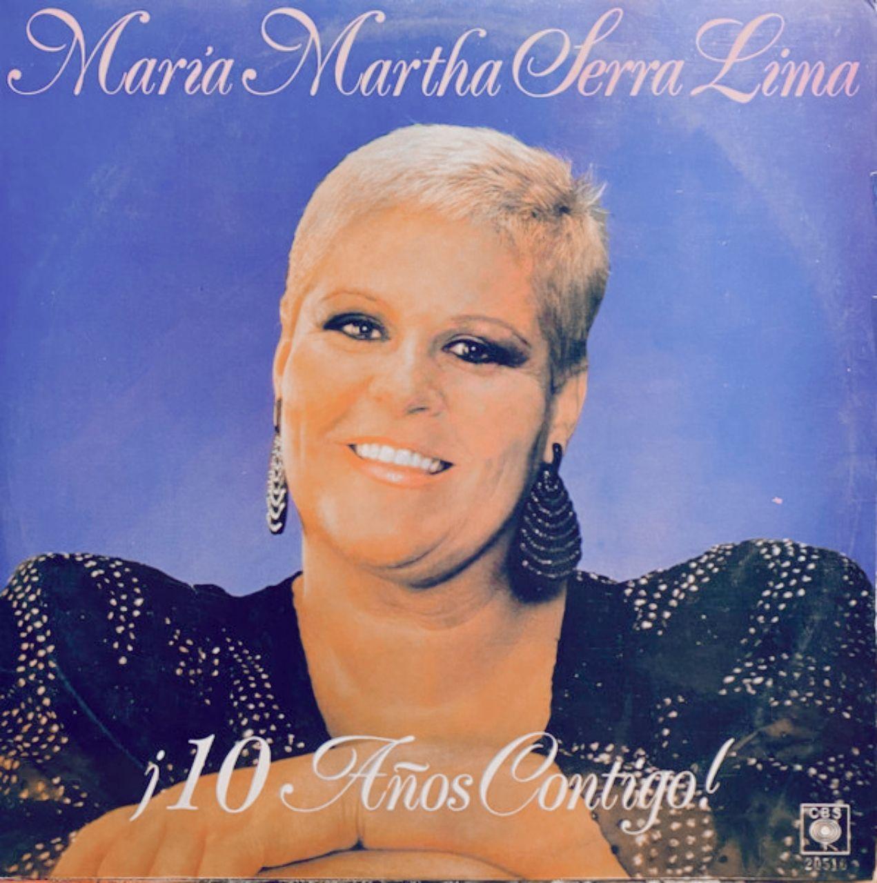 Portada de Álbum "¡10 Años Contigo!", de María Martha Serra Lima