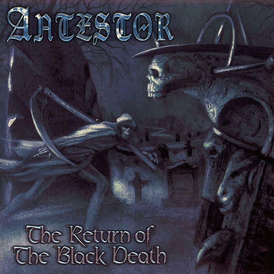 Capa do Álbum "The Return Of the Black Death", de Antestor