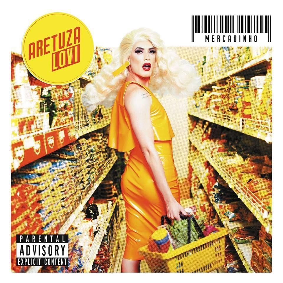 Portada de Álbum "Mercadinho", de Aretuza Lovi