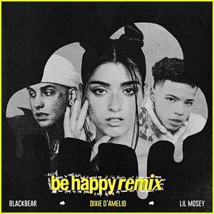 Capa do Single/EP "Be Happy (Remix) (feat. Lil Mosey)", de Dixie D'amelio