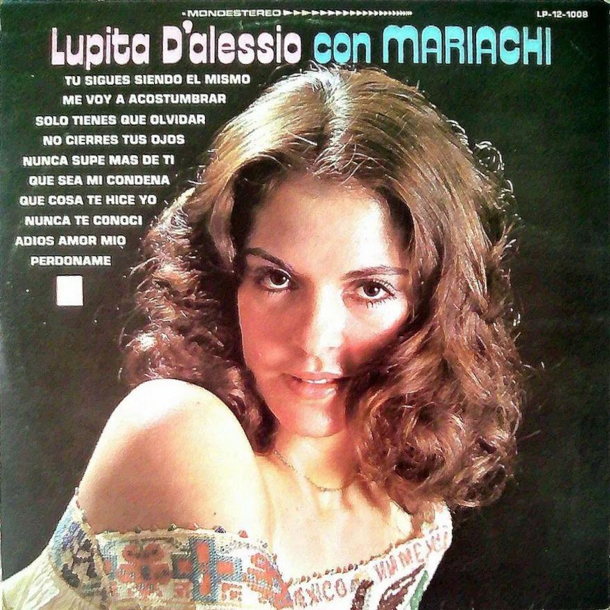 Portada de Álbum "Con Mariachi", de Lupita D'Alessio