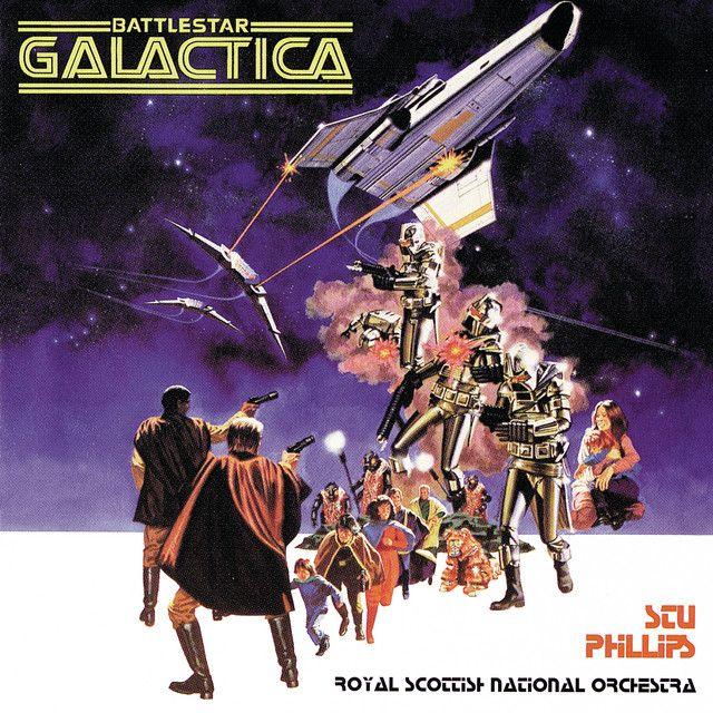Portada de Álbum "Battlestar Galactica", de Stu Phillips
