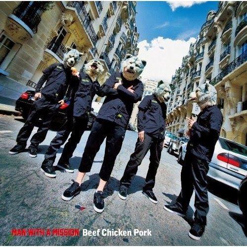 Portada de Álbum "Beef Chicken Pork", de Man With a Mission