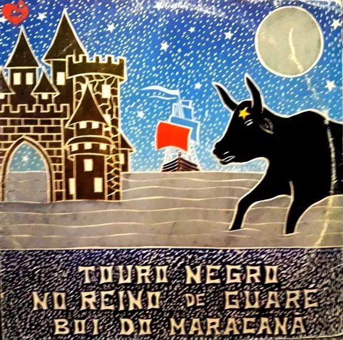 Album cover of "Touro Negro no Reino de Guaré" by Bumba Meu Boi de Maracanã