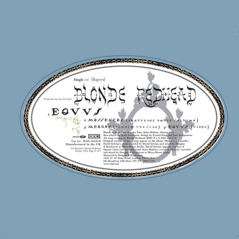 Capa do Single/EP "Equus", de Blonde Redhead