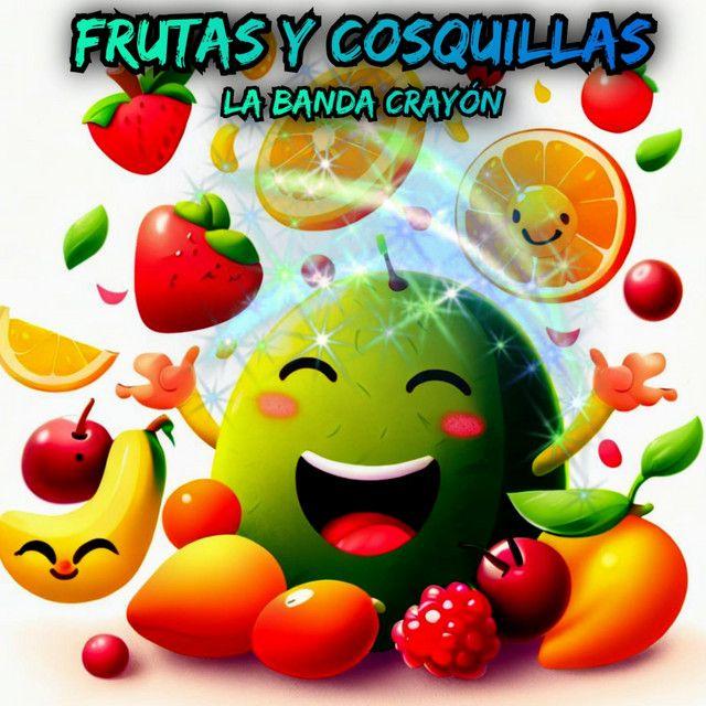 Portada de Sencillo/EP "Frutas y Cosquillas", de La Banda Crayón