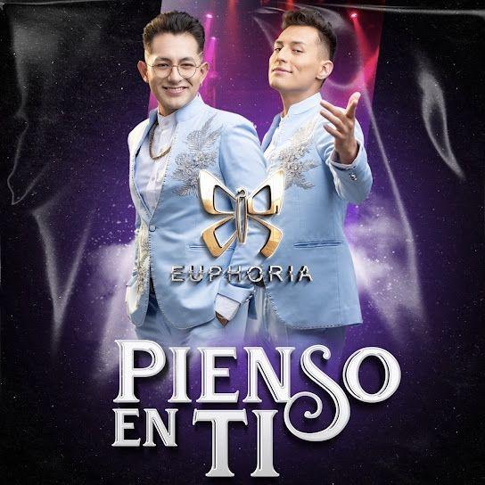Portada de Sencillo/EP "Pienso en ti", de Agrupación Euphoria