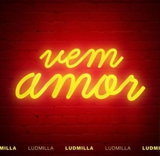 Capa do Single/EP "Vem amor", de LUDMILLA