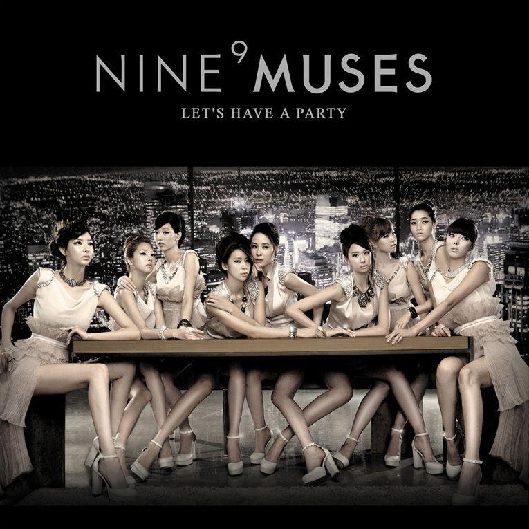 Capa do Álbum "Let's Have a Party", de 9MUSES