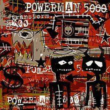 Portada de Álbum "Transform", de Powerman 5000