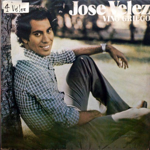 Portada de Álbum "Vino Griego", de José Vélez