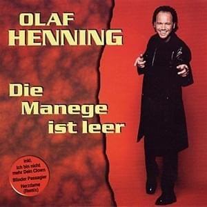 Capa do Álbum "Die Manege Ist Leer", de Olaf Henning