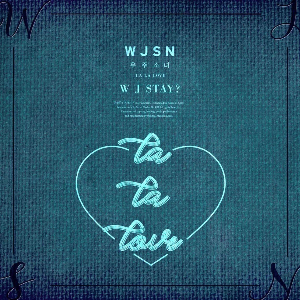 Portada de Sencillo/EP "WJ STAY?", de Cosmic Girls (WJSN)