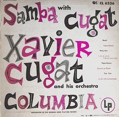 Capa do Álbum "Samba With Cugat", de Xavier Cugat
