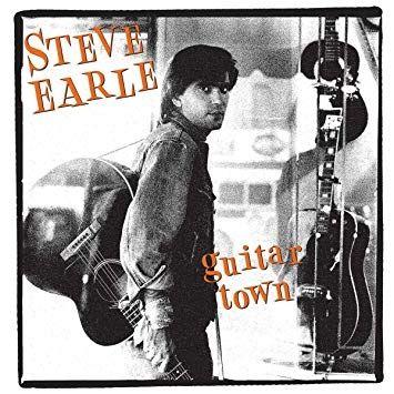 Portada de Álbum "Guitar Town", de Steve Earle