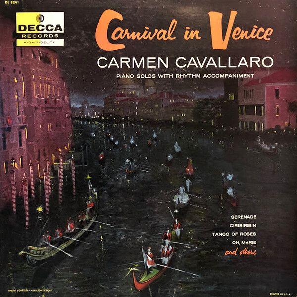 Portada de Álbum "Carnival In Venice", de Carmen Cavallaro