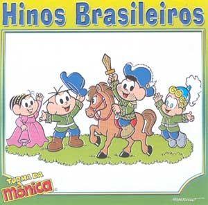 Portada de Álbum "Turma da Mônica: Hinos Brasileiros", de Turma da Mônica