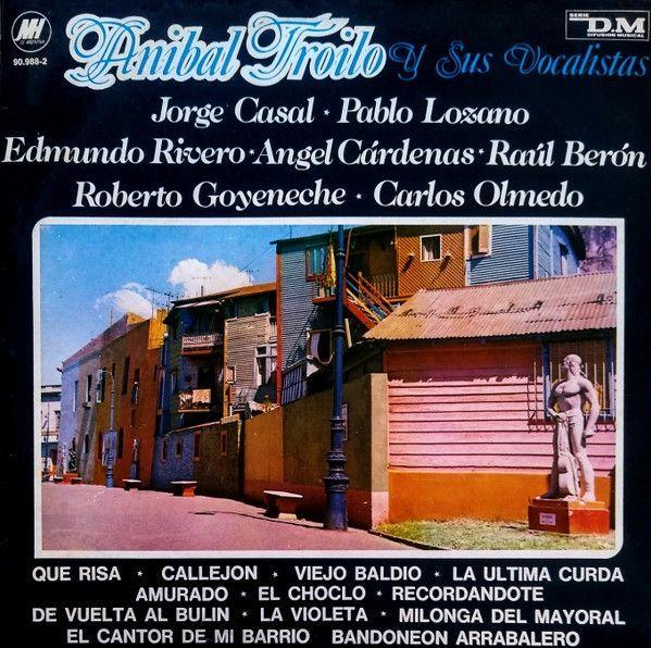 Portada de Álbum "Aníbal Troilo y Sus Vocalistas", de Anibal Troilo