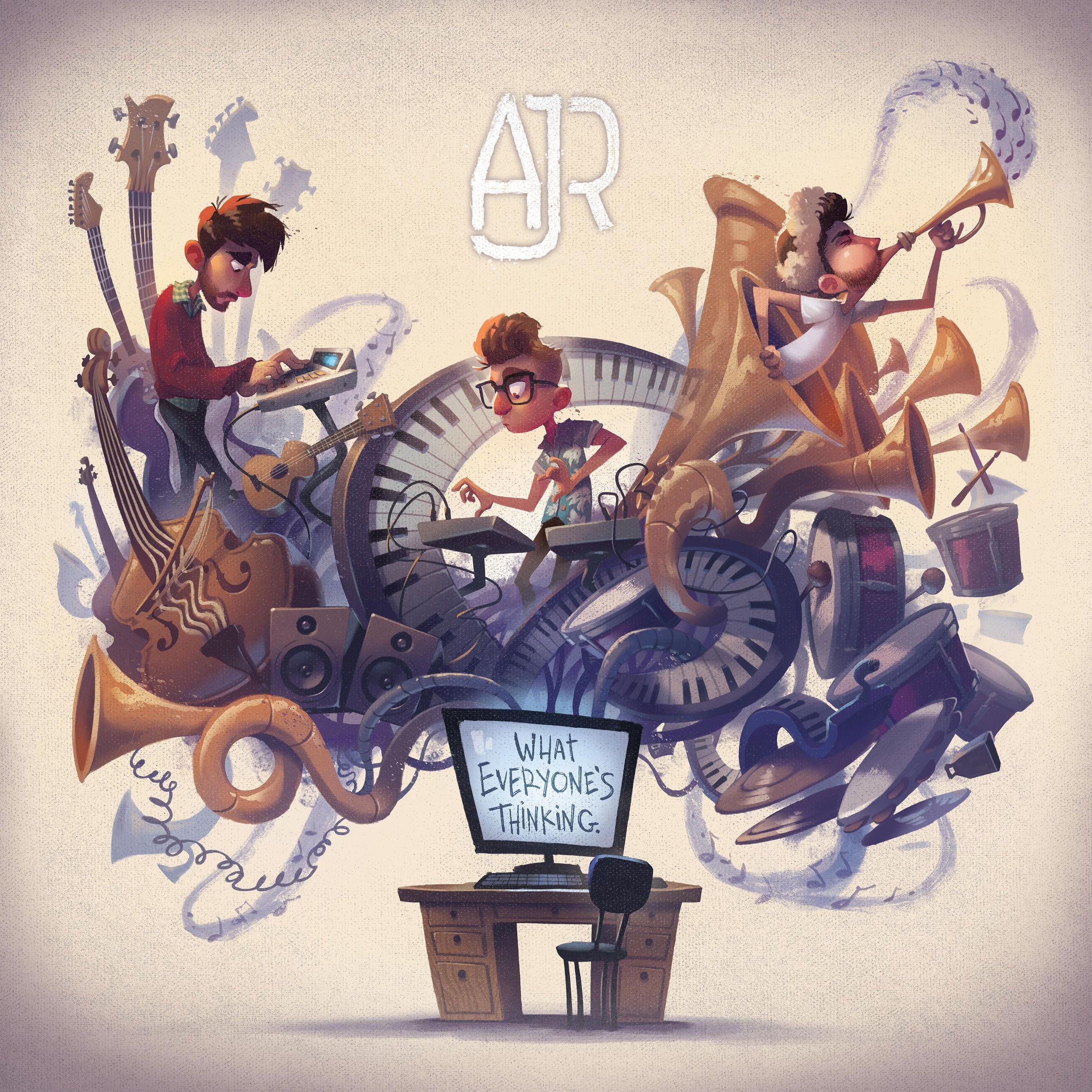 Portada de Álbum "What Everyone's Thinking", de AJR