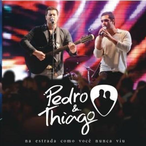 Portada de Álbum "Na Estrada como você nunca viu", de Pedro e Thiago
