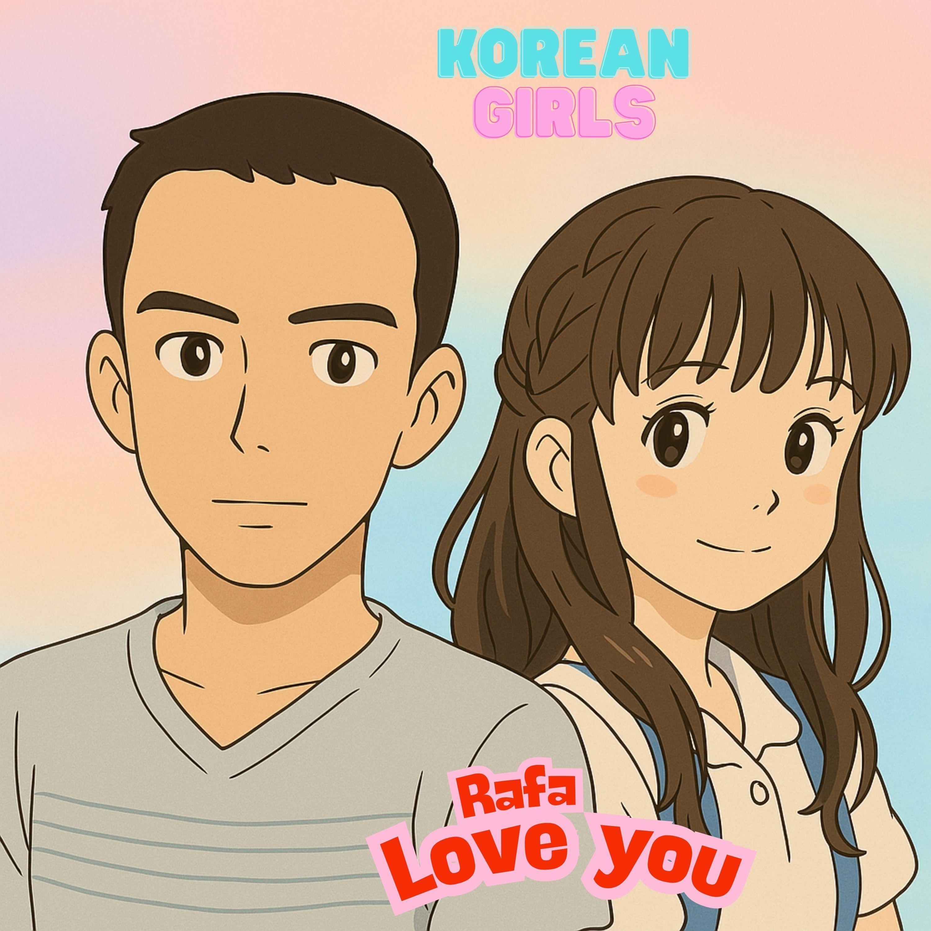 Portada de Sencillo/EP "Rafa love you", de Korean Girls