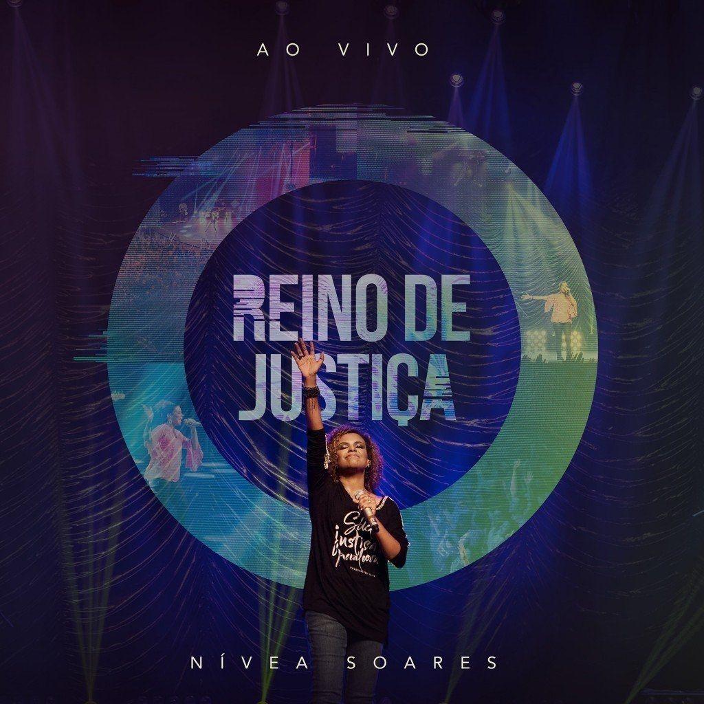 Portada de Álbum "Reino de Justiça (Ao Vivo)", de Nívea Soares