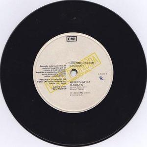 Portada de Sencillo/EP "¿Quién Mató a Marylin?", de Los Prisioneros