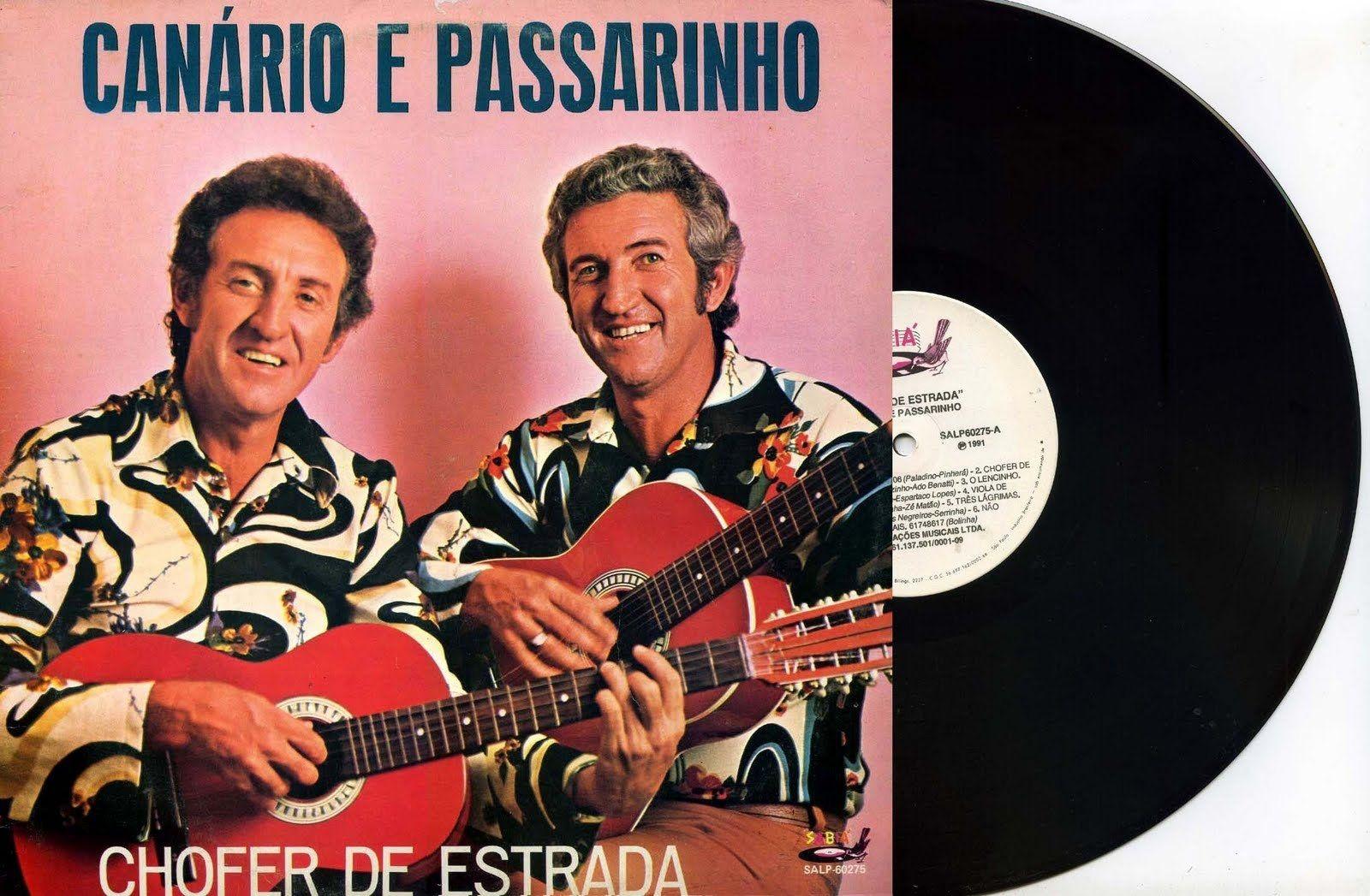 Capa do Álbum "Chofer de Estrada", de Canário e Passarinho
