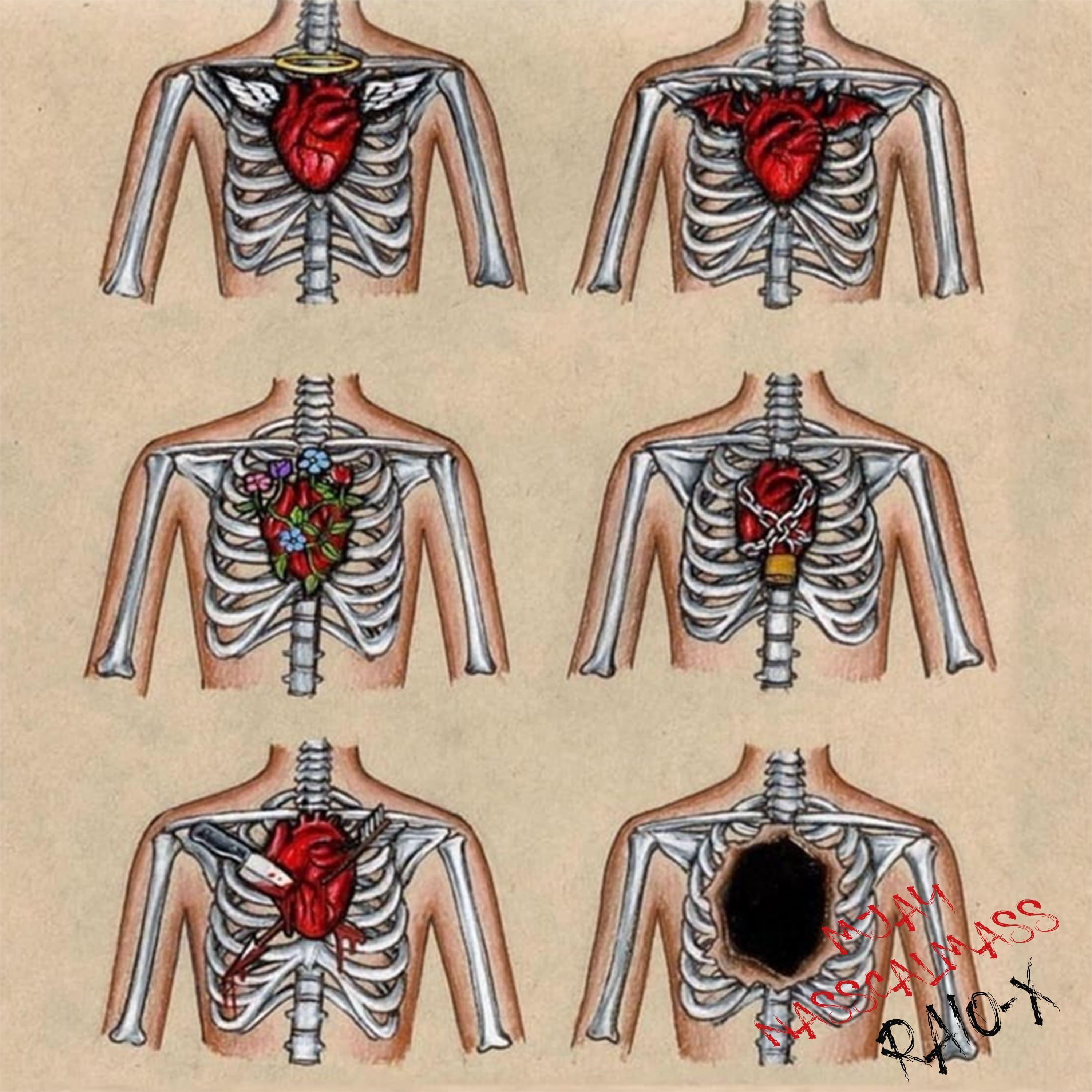Portada de Sencillo/EP "Raio X", de MJay NassCalmass