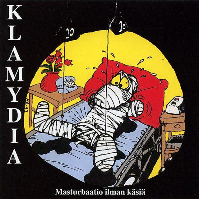 Portada de Álbum "Masturbaatio Ilman Käsiä", de Klamydia
