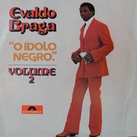 Capa do Álbum "O Ídolo Negro, Vol. 2", de Evaldo Braga