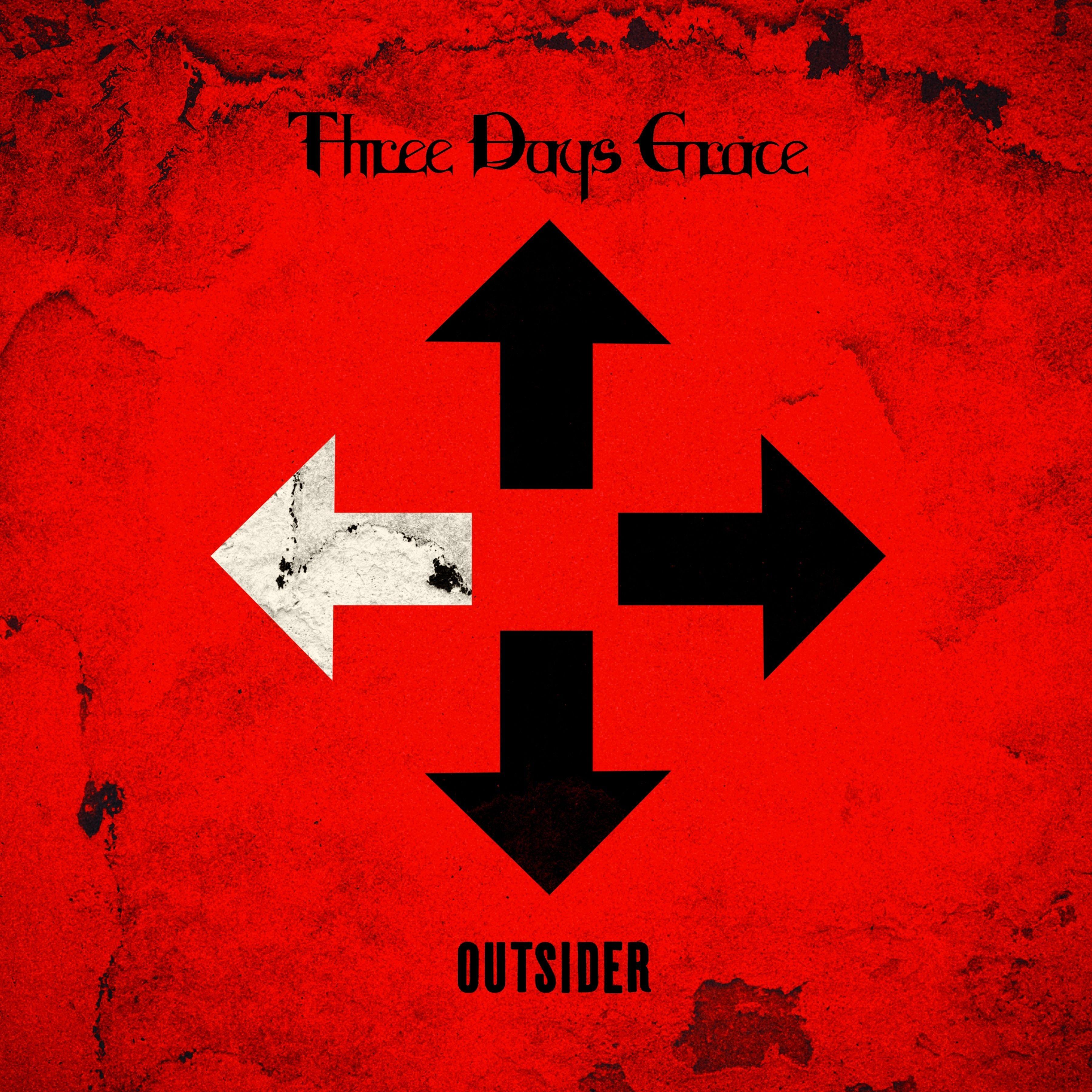 Capa do Álbum "Outsider", de Three Days Grace