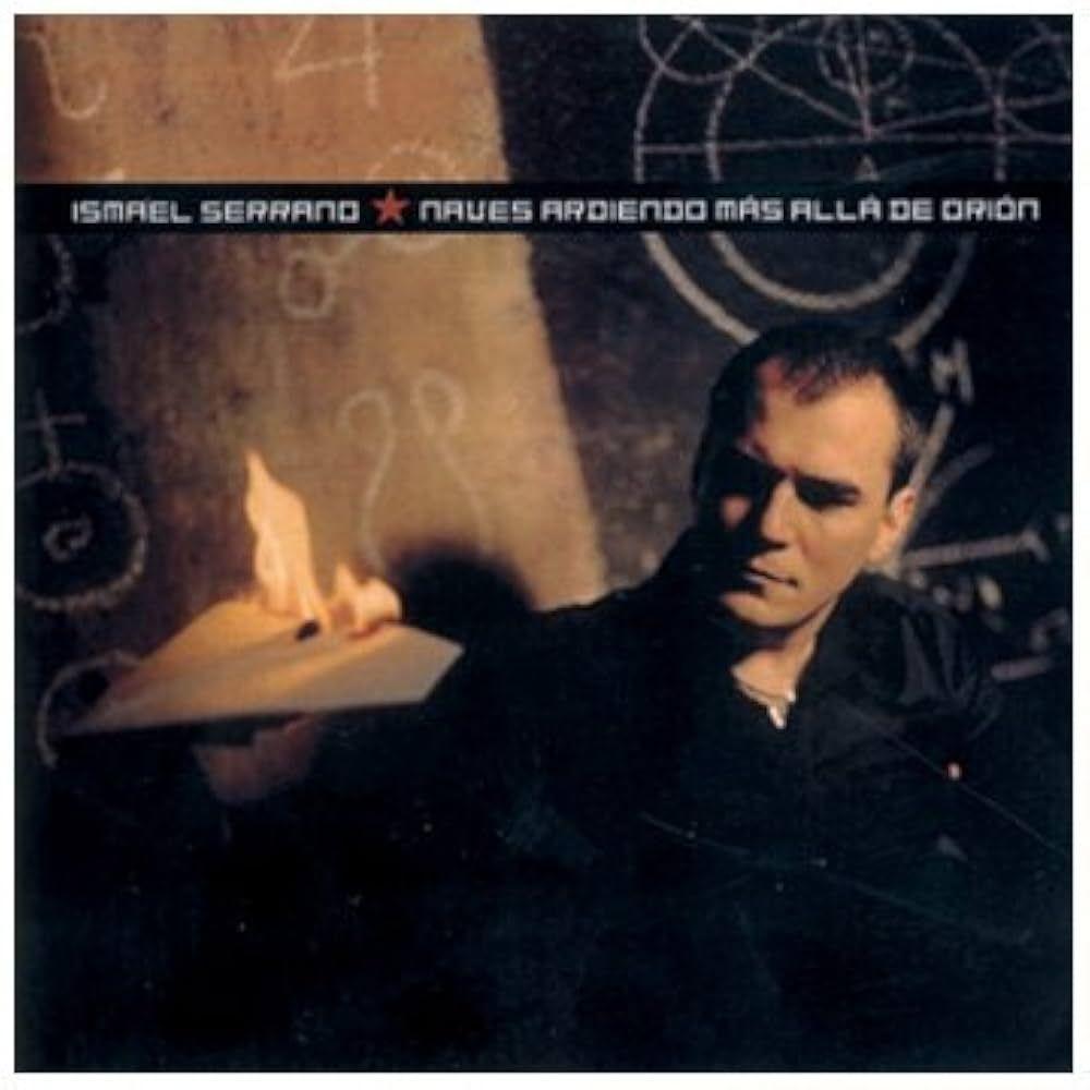 Portada de Álbum "Naves Ardiendo Más Allá De Orión", de Ismael Serrano