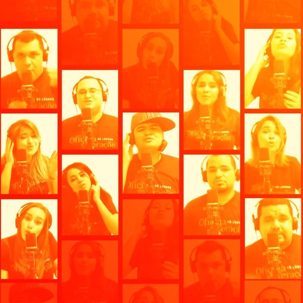 Single/EP cover of "Oficina do Coração (A Cappella)" by Grupo Só Louvor