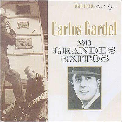 Portada de Álbum "20 Grandes Exitos", de Carlos Gardel