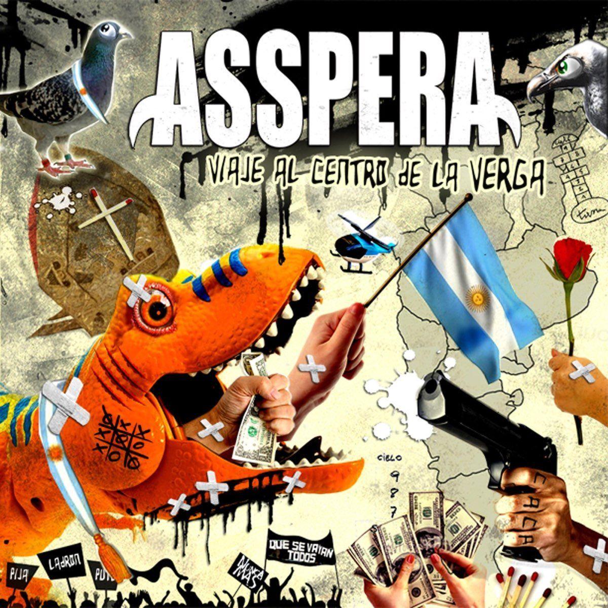 Capa do Álbum "Viaje Al Centro de La Verga", de Asspera