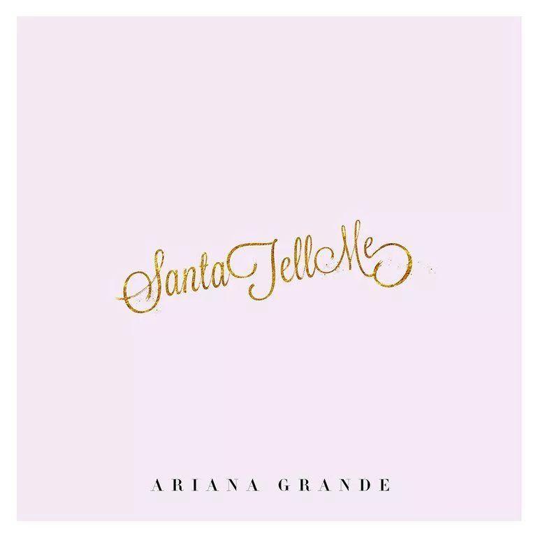 Portada de Sencillo/EP "Santa Tell Me", de Ariana Grande