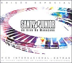 Capa do Álbum "Sandy & Junior: ao Vivo Maracanã ", de Sandy & Junior