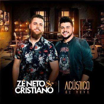 Portada de Sencillo/EP "Acústico de Novo", de Zé Neto e Cristiano