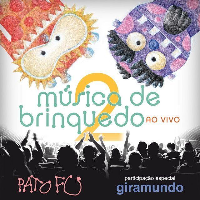 Portada de Álbum "Música de Brinquedo 2 (Ao Vivo)", de Pato Fu