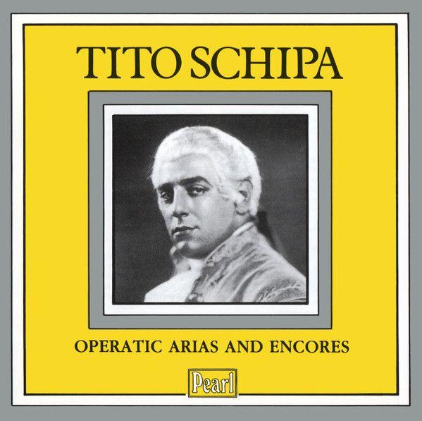 Capa do Álbum "Operatic Arias And Encores", de Tito Schipa