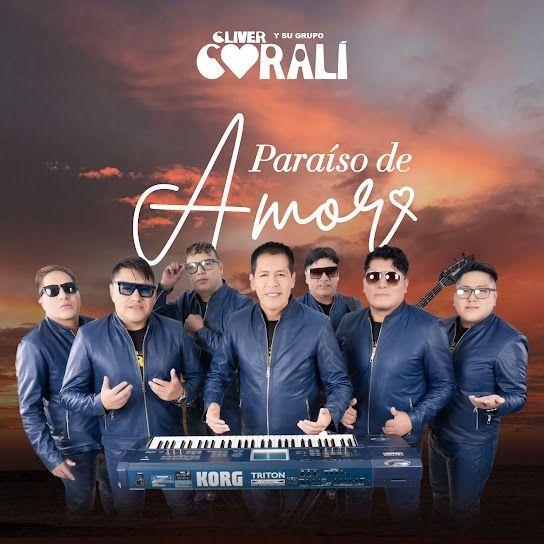 Portada de Sencillo/EP "Paraíso de amor", de Cliver y su Grupo Coralí
