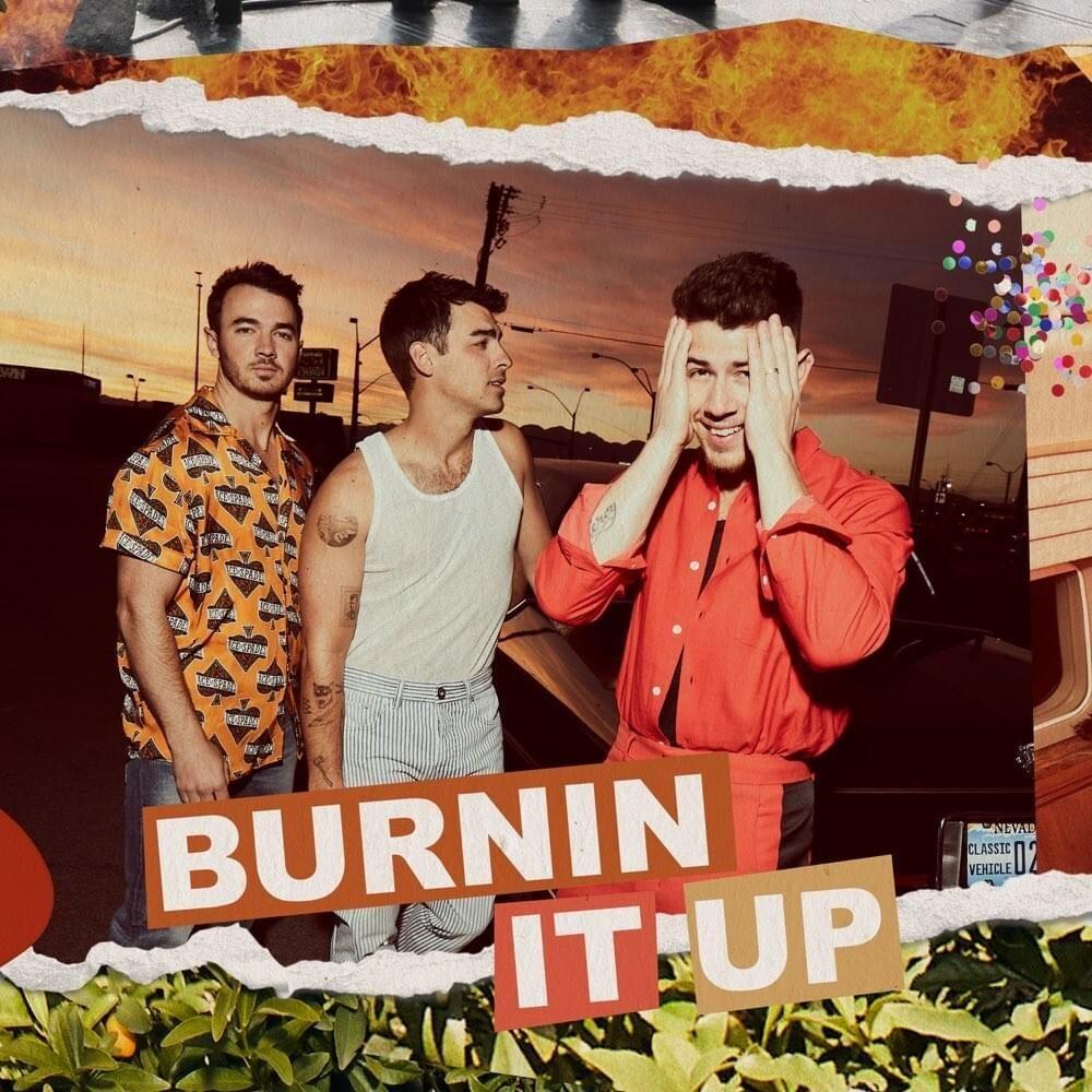 Portada de Álbum "BURNIN IT UP", de Jonas Brothers
