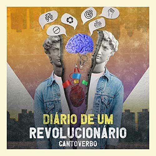 Capa do Single/EP "Diário de Um Revolucionário", de CantoVerbo