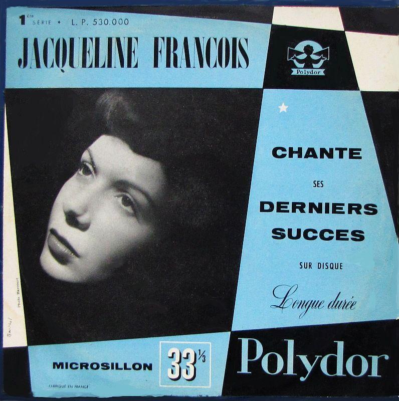 Capa do Álbum "Chante Ses Derniers Succès", de François Jacqueline