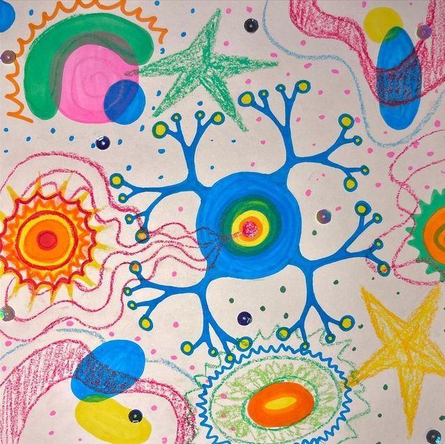 Portada de Sencillo/EP "Floresta Neurônio", de Mariposa Alice