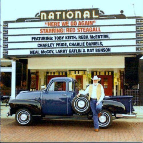 Portada de Álbum "Here We Go Again", de Red Steagall