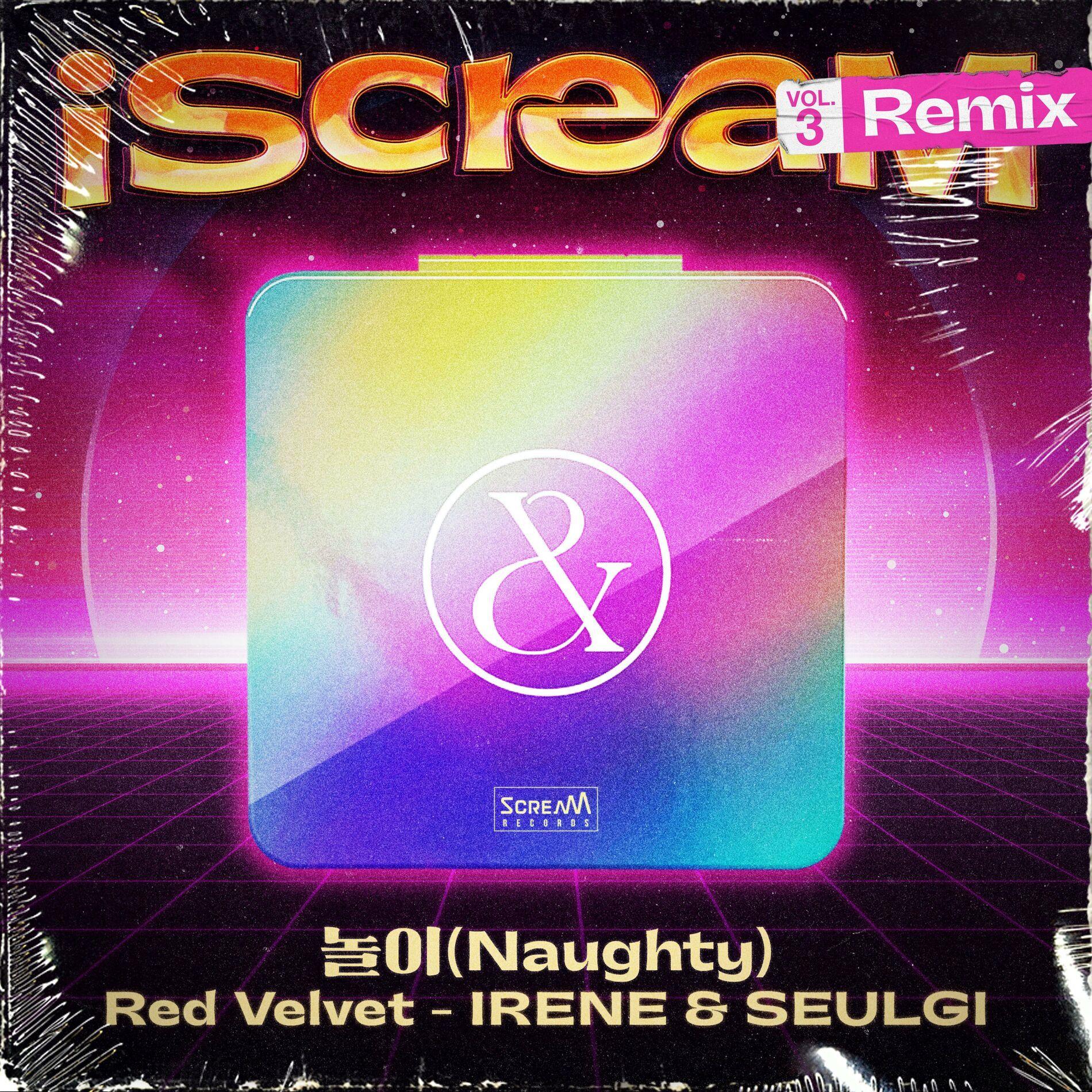 Portada de Sencillo/EP "iScreaM Vol.3 : Naughty Remix", de Red Velvet - IRENE & SEULGI