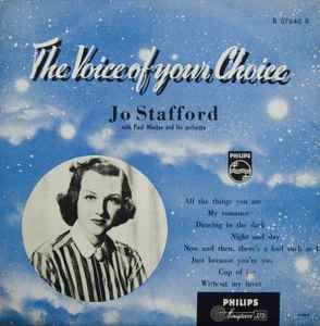 Capa do Álbum " The Voice Of Your Choice", de Jo Stafford