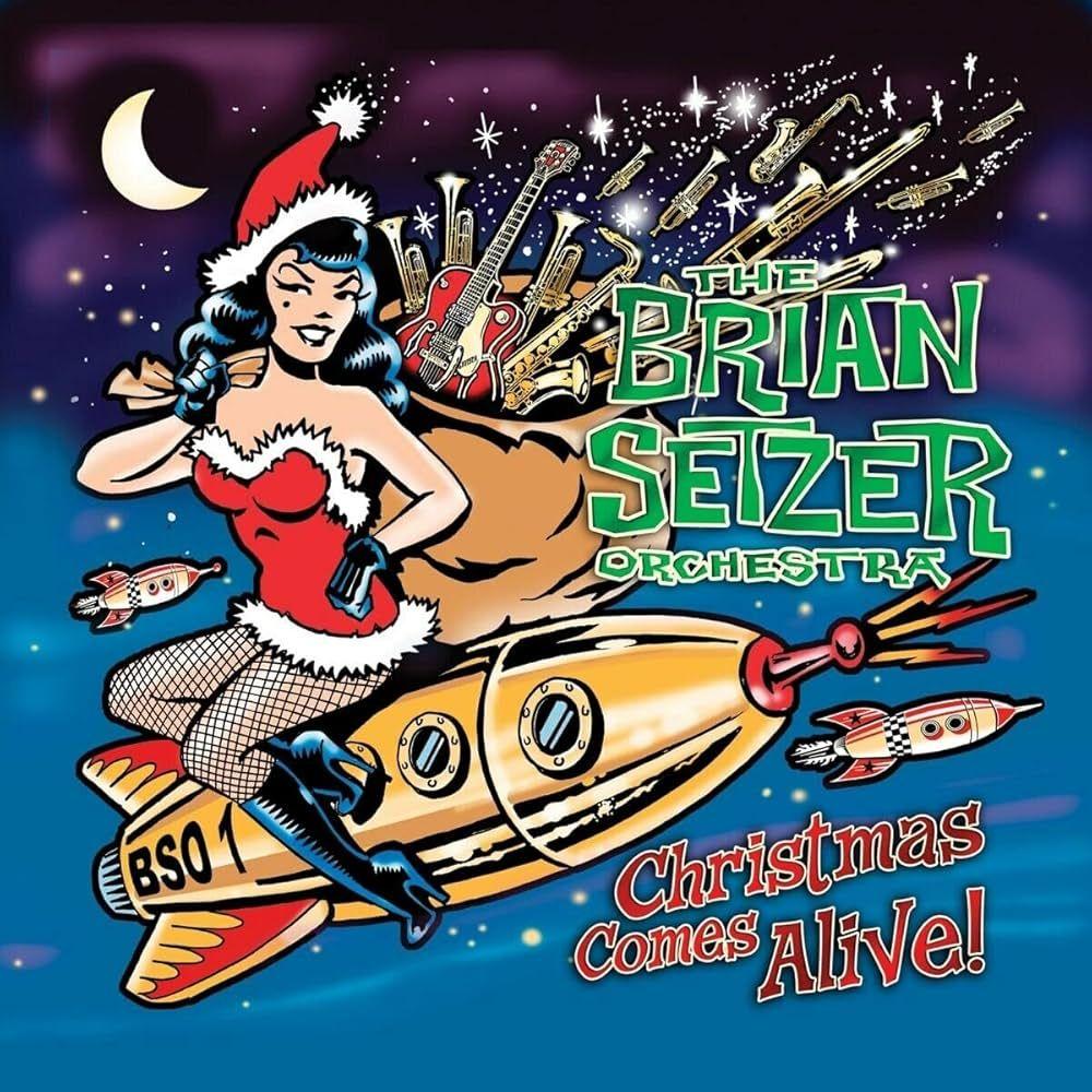 Portada de Álbum "Christmas Comes Alive!", de The Brian Setzer Orchestra